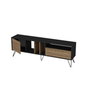 Hanah Home Mistico (180) - Soporte para TV Nogal y Negro
